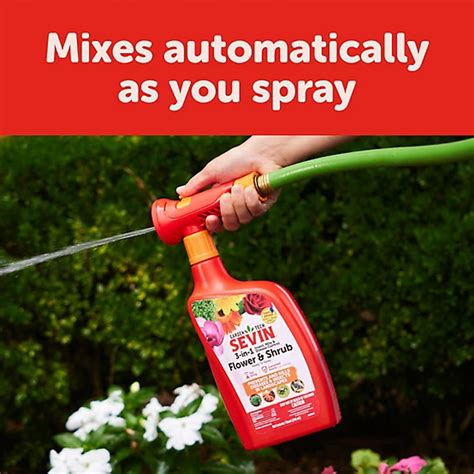 Sevin Ready to Spray 3-in-1 Flower/Shrub Mite and Disease Control ...