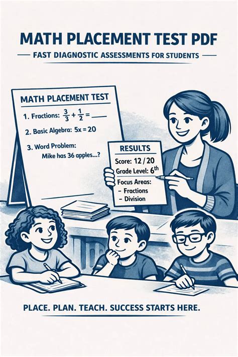 Math Placement Test PDF | Diagnostic Assessments Made Easy | MathQuizily