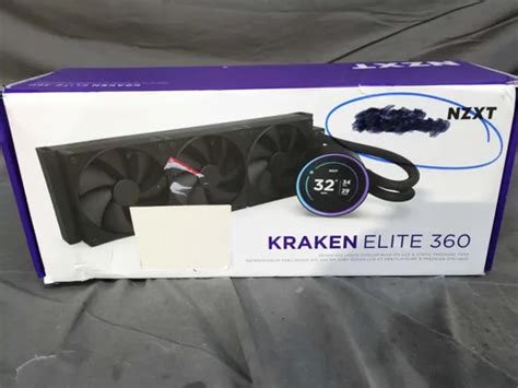 Lot 615: NZXT KRAKEN ELITE 360 CPU LIQUID COOLER – BOXED - 5494671 ...