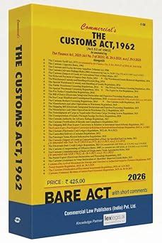 Buy The Customs Act, 1962 Book Online at Low Prices in India | The ...