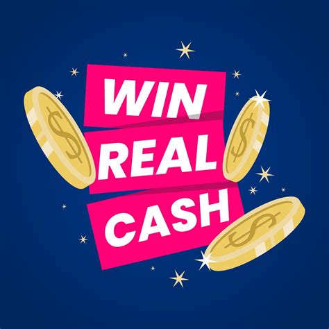 Win Real Cash Prizes Money Games Banner Sign Design Vector 16669208 Vector Art at Vecteezy
