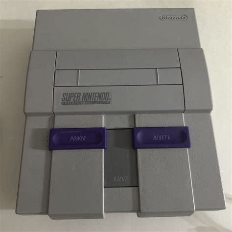 Super Nintendo Entertainment System Orig SNES Console SNS-001 -Tested W ...