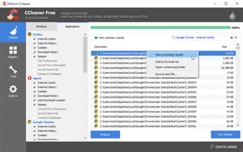 CCleaner tweaks browser and Windows 10 MRU cleaning routines - BetaNews