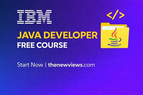 IBM Java Developer Free Course 2026, Apply Now