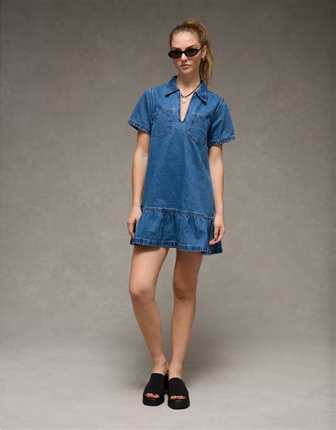 AE Denim Mini Dress | American Eagle
