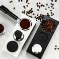 IDEANATEGRATE Espresso Tamping Station Black Stable Coffee Powder ...