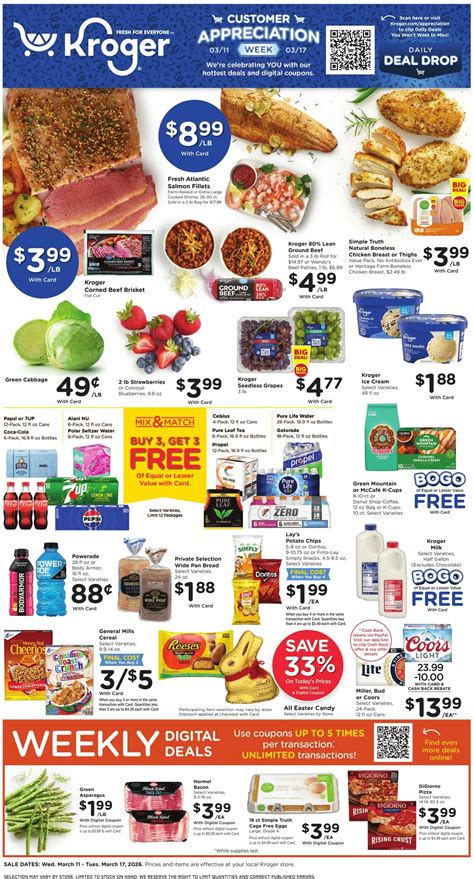 Kroger Current weekly ad 03/11 - 03/17/2026