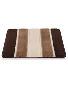 Buy Nest & Nibble Bathroom Bath Mat (Brown, 60 x 110 cm) Non-Slip ...