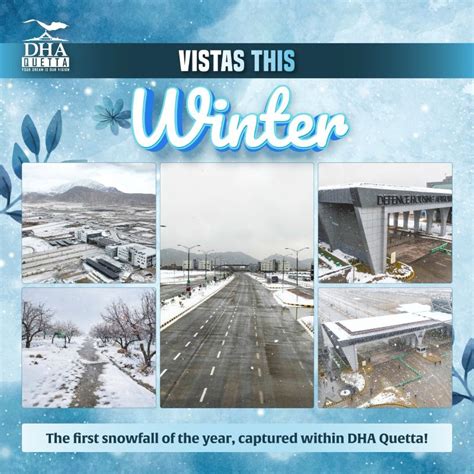 #dhaquetta #wintervistas #snowfall #seasonalglimpses | Defence Housing ...