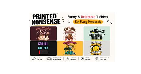 Printed Nonsense™ | Funny & Relatable T-Shirts for Every Personality