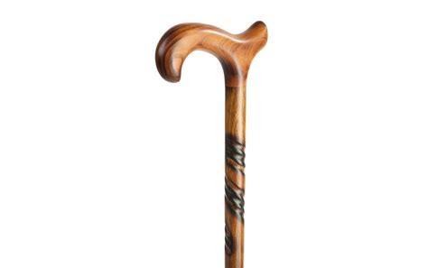 Derby Cane with Spiral Carving | Walking Sticks | Ableworld Mobility Aid