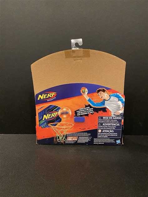 New Nerf Sports Nerfoop Mini Orange Hoop Basketball Backboard Door Hoop ...