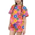 Babcutegg Girls Summer Printed Two-Piece Outfit – Short Sleeve Round ...