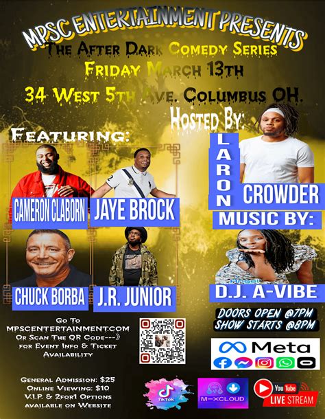 MPSC After Dark Comedy Show: "The Spring Cleaning Confessionals" April ...