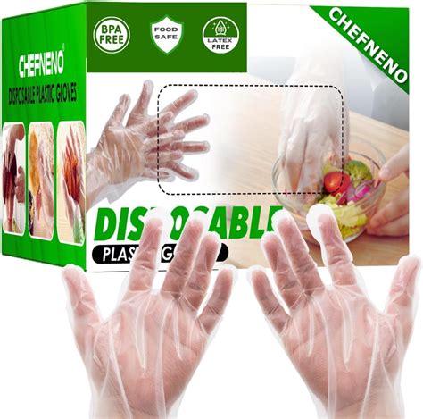 Disposable Food Prep Plastic Gloves (700 -1200 ct.) Cooking Cleaning ...