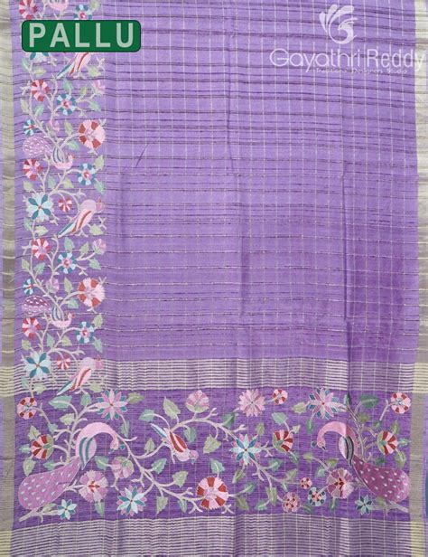 KHADI SILK WORK SAREE-KSW72