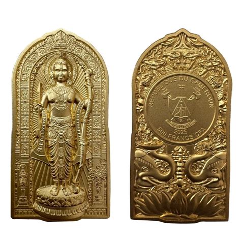 2025 Cameroon – 500 Francs CFA - Shri Ram Copper Coin – Numismate®