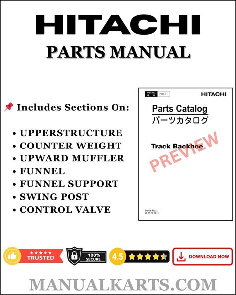 Hitachi VR512 Track Mounted Vibration Screen Full Pdf Parts Catalog ...