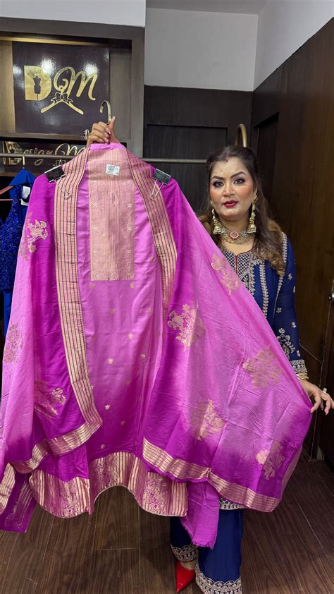Ashiya (Banarasi Fabric Unstitch Suit) – design.machine1