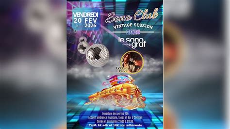 🕺🏻 SONO CLUB - VINTAGE SESSION AVEC BOBBY ET BRENDA 🕺🏻, Z.A La ...