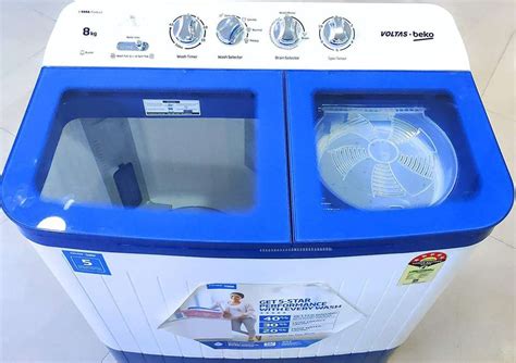 Voltas Beko by A Tata Product 8 kg Semi Automatic Top Load Washing ...