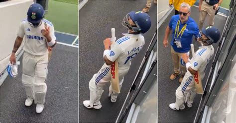 Australian Fans Trigger Virat Kohli; Official Stops Angry Batter As He ...