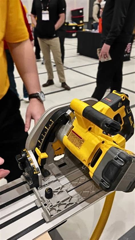First look new Dewalt XR track saw
