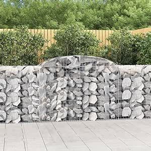 25 x Gabions with High Arch, 300 x 50 x 100/120 cm, Galvanised Iron ...
