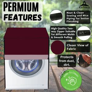 Cloaks Top Loading Washing Machine Cover for 9 to 10.5 Kg Price in ...