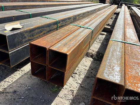 Quantity of (4) 2025 Kit Containers 5 in x 5 in x 24 ft Square Tubing | Ritchie Bros. Auctioneers