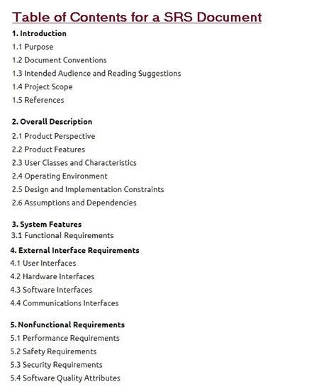 Software Requirements Specification document with example - Krazytech