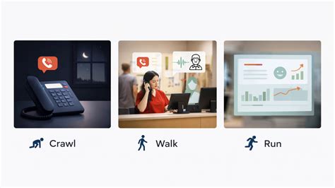 The Crawl–Walk–Run Guide to Adopting AI in Urgent Care Operations
