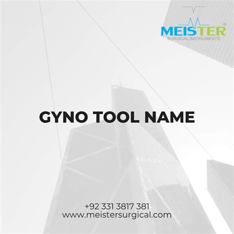 Gyno Tool Name: Complete Guide to Essential Gynecological Instruments and Their Uses - Meister ...