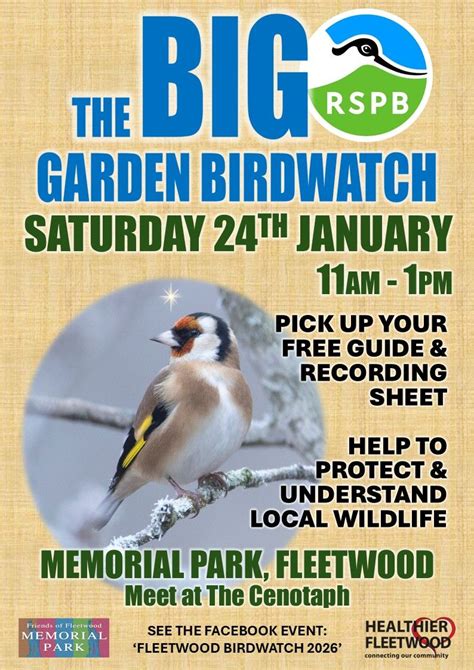 Fleetwood Birdwatch 2026, Memorial Park, Fleetwood, 24 January 2026 ...