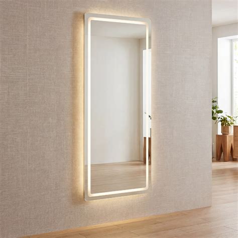 Espelho Corpo Inteiro Retangular com LED Bivolt 160x60cm Gavix | Leroy ...