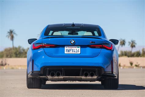 2022 BMW M4 Competition in Santorini Blue from BMW Individual