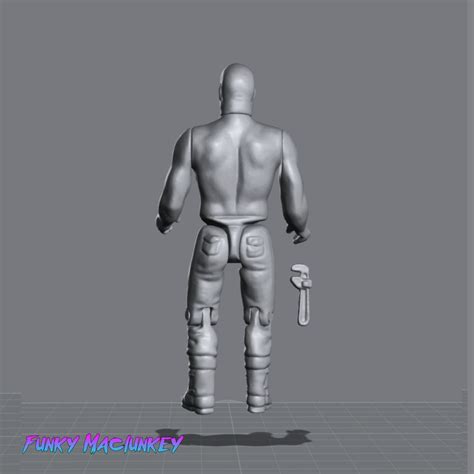 🧑‍🔧 VINTAGE KENNER INDIANA JONES GERMAN MECHANIC ACTION FIGURE・ STL ...