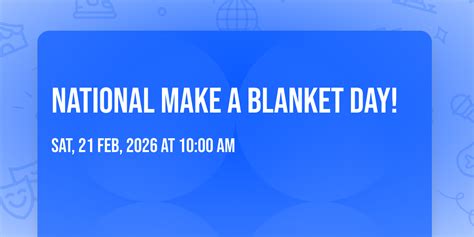 National Make a Blanket Day!, Tennison Memorial United Methodist Church ...