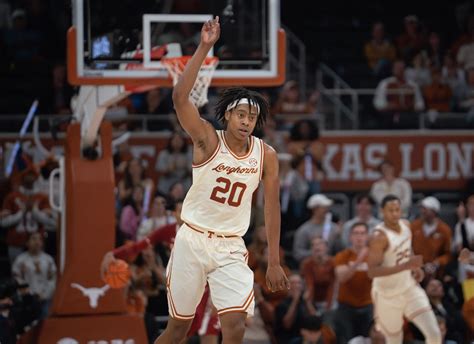 Tre Johnson breaks Texas freshman points record in overtime loss to ...