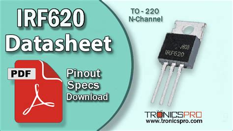 IRF620 Pinout, Equivalent, Application, Datasheet - TRONICSpro