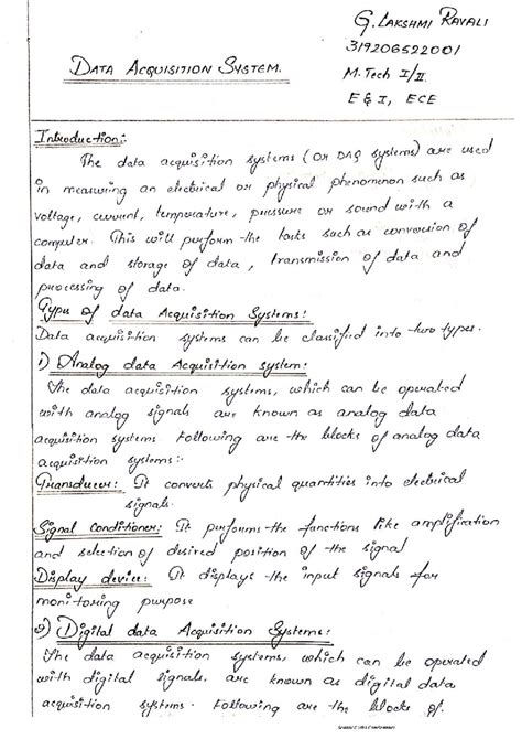 Data Acquisition and Conversion Techniques - Assignment 319206522001 ...