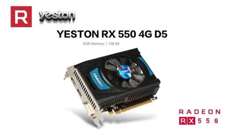 Tarjeta Gráfica Yeston Rx550 4g Gddr5 | Cuotas sin interés