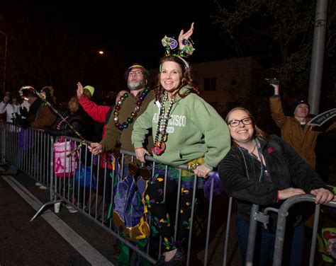 Pensacola kicks off Mardi Gras with illuminated nighttime parade