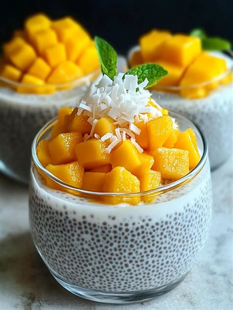 Delicious Easy Mango Coconut Chia Seed Pudding for Busy Mornings ...