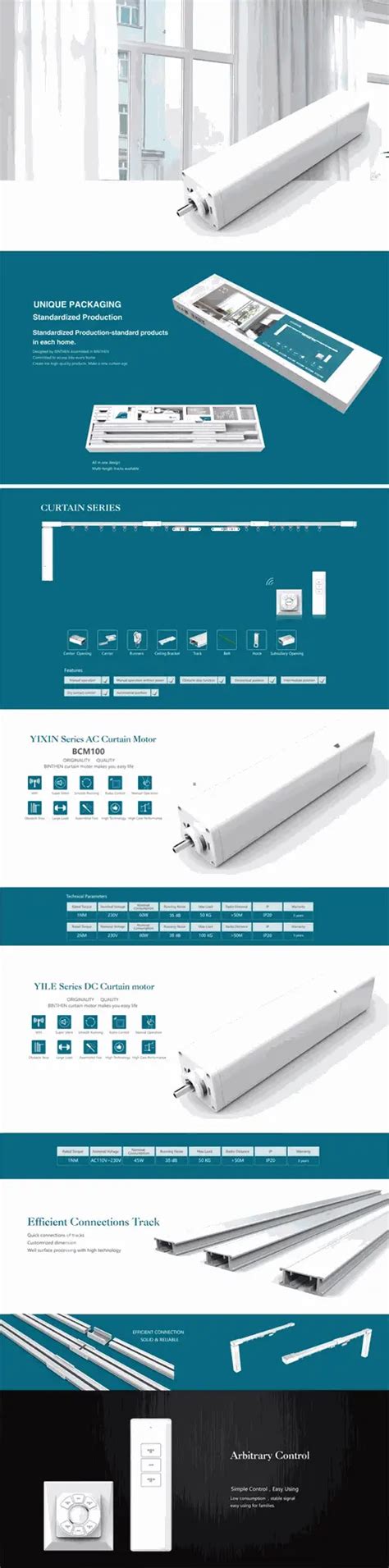 Smart 5Wires Motorized Curtain Kit 3.2m with Track set | Smart WiFi ...