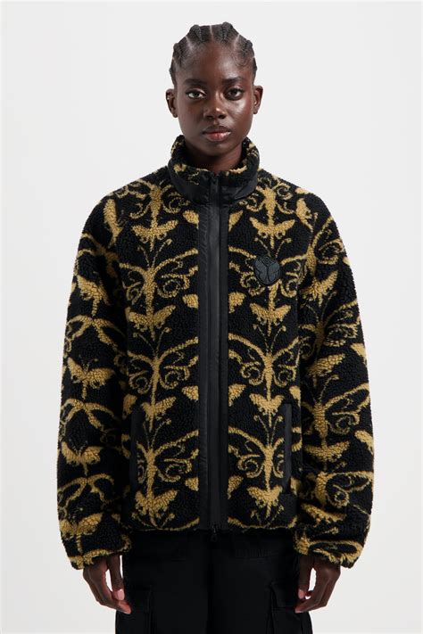 Butterfly Teddy Jacket Black - Tomorrowland Store