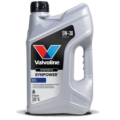 Engine Oil VALVOLINE SynPower STL 5W30 5L - Trodo.com