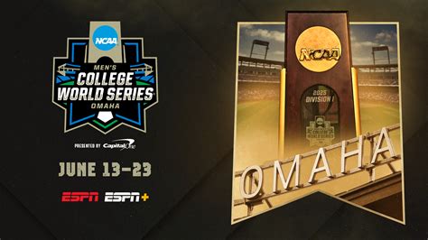 ESPN Exclusively Presents the 2025 NCAA Men’s College World Series ...
