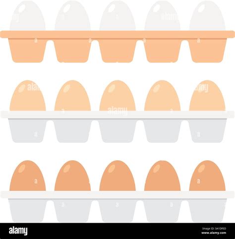 Carton brown eggs Stock Vector Images - Alamy