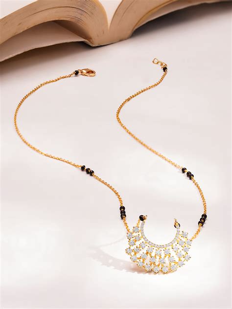 Minimal Bridal Black Beaded Mangalsutra – Rubans